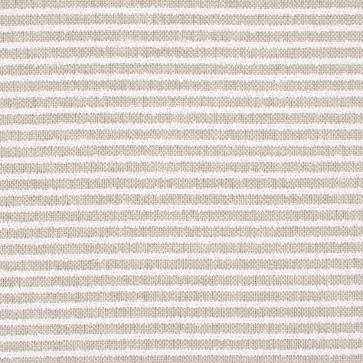 Schumacher Boucl Stripe Indoor/Outdoor Flax Fabric