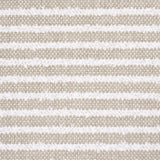 Schumacher Boucl Stripe Indoor/Outdoor Flax Fabric