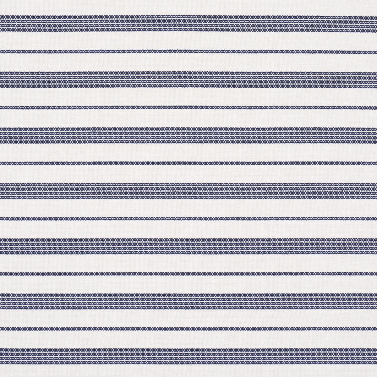 Schumacher Serra Mesa Indoor/Outdoor Stripe Navy Fabric
