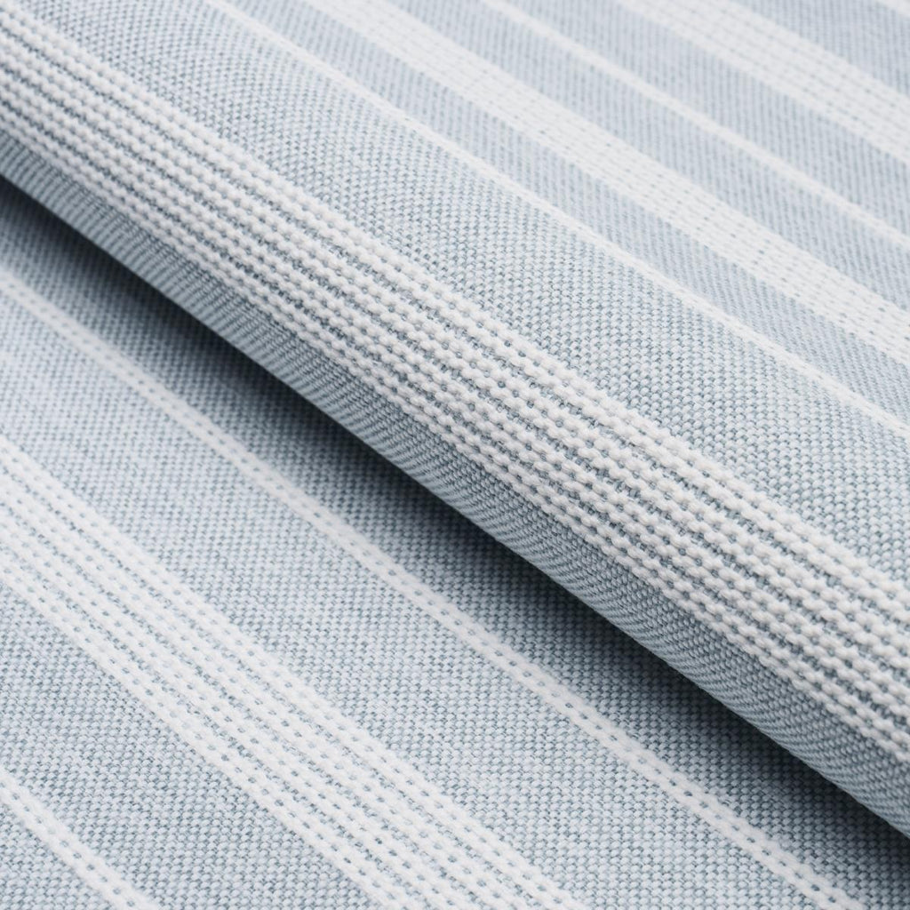 Schumacher Serra Mesa Indoor/Outdoor Stripe Chambray Fabric