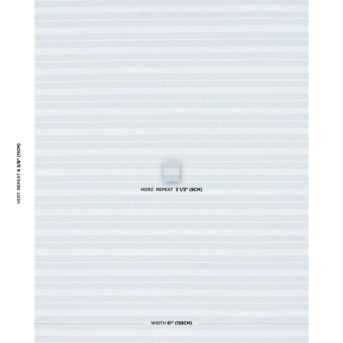 Schumacher Serra Mesa Indoor/Outdoor Stripe Chambray Fabric