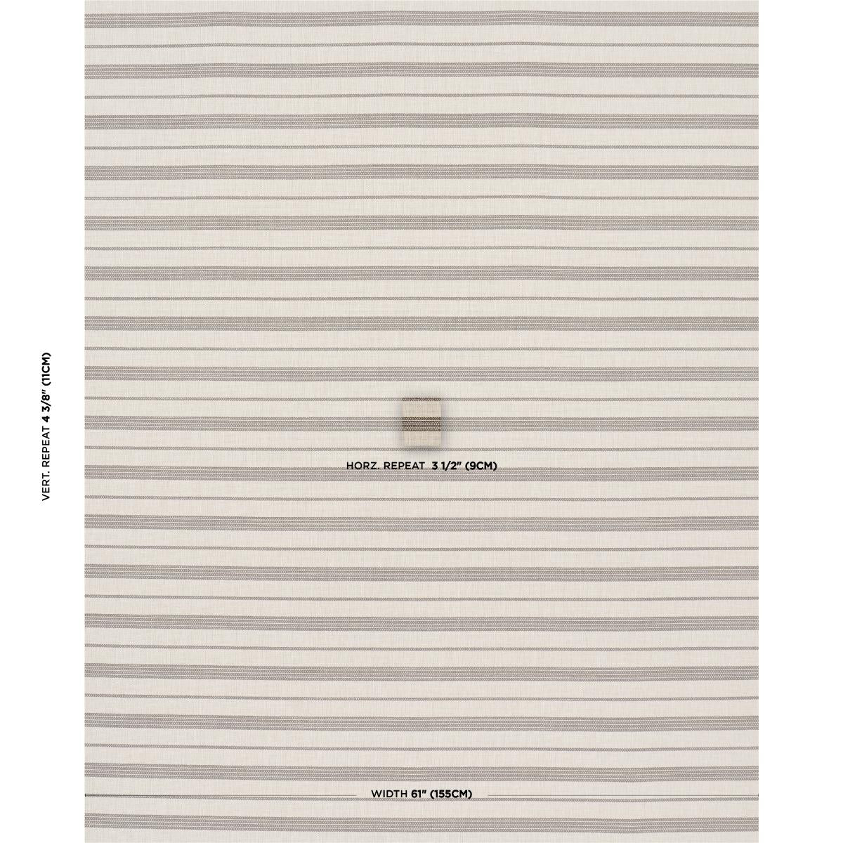 Schumacher Serra Mesa Indoor/Outdoor Stripe Burlap Fabric