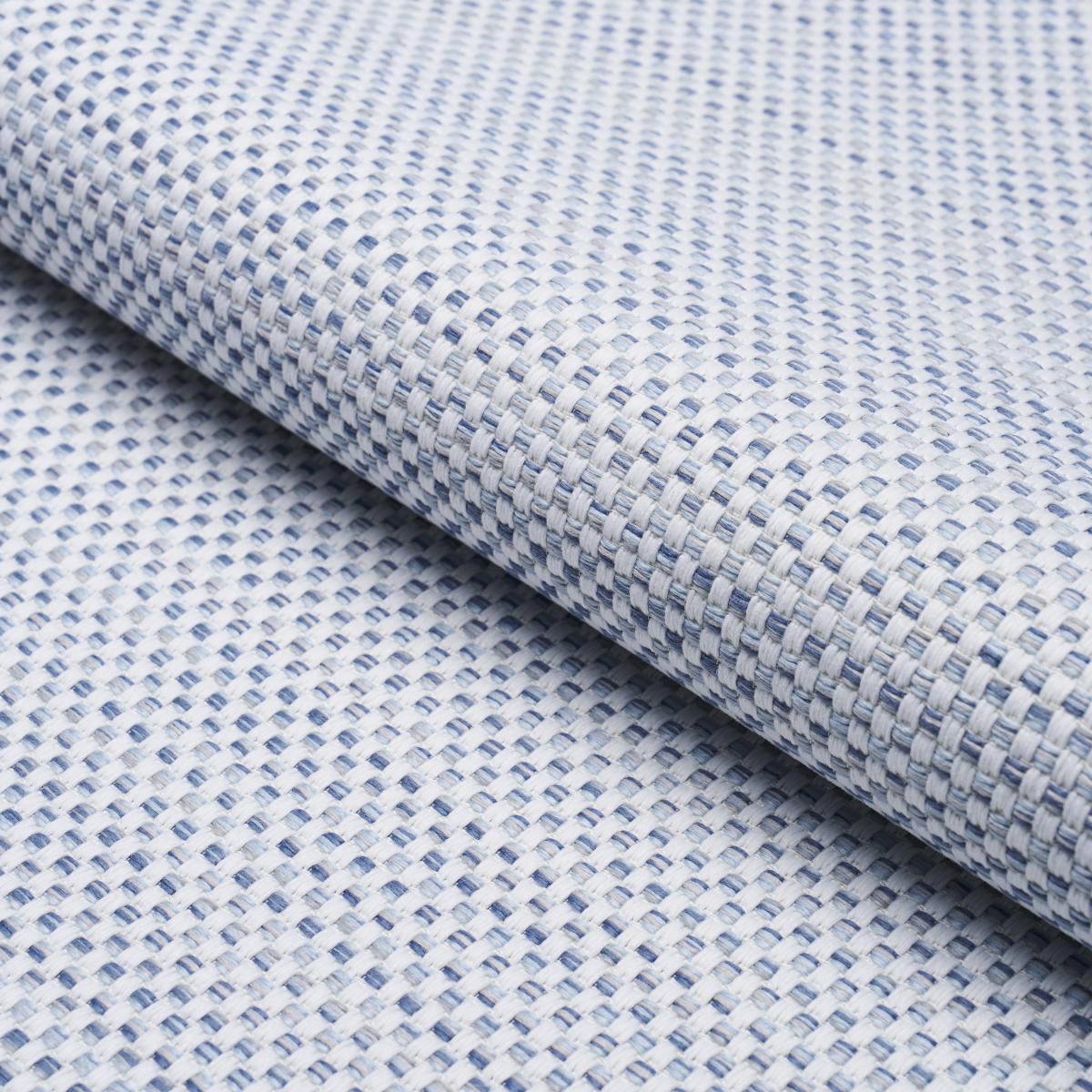 Schumacher Pacifica Indoor/Outdoor Blue Fabric