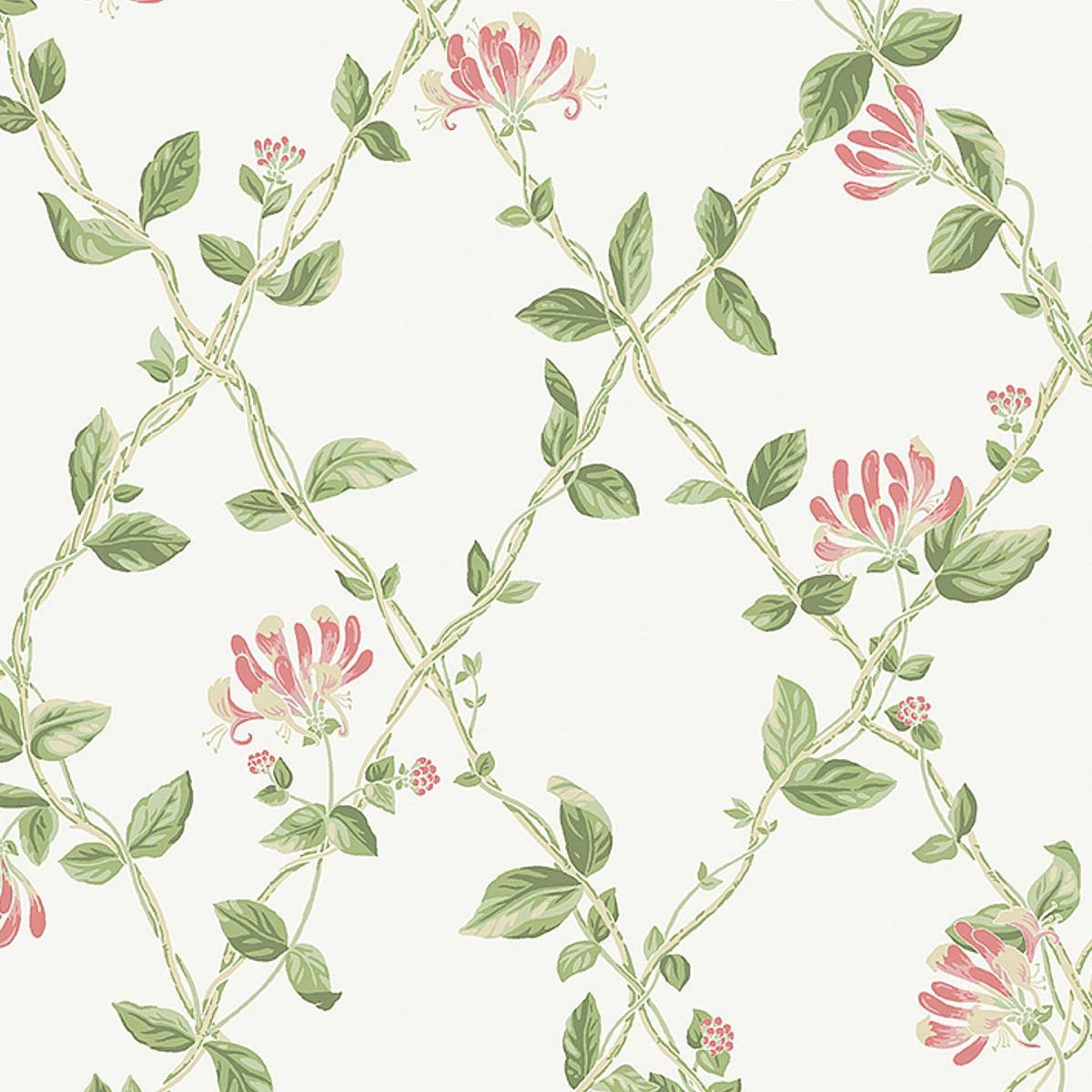 Borastapeter Honeysuckle Ivory Wallpaper