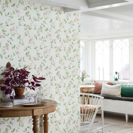 Borastapeter Honeysuckle Ivory Wallpaper