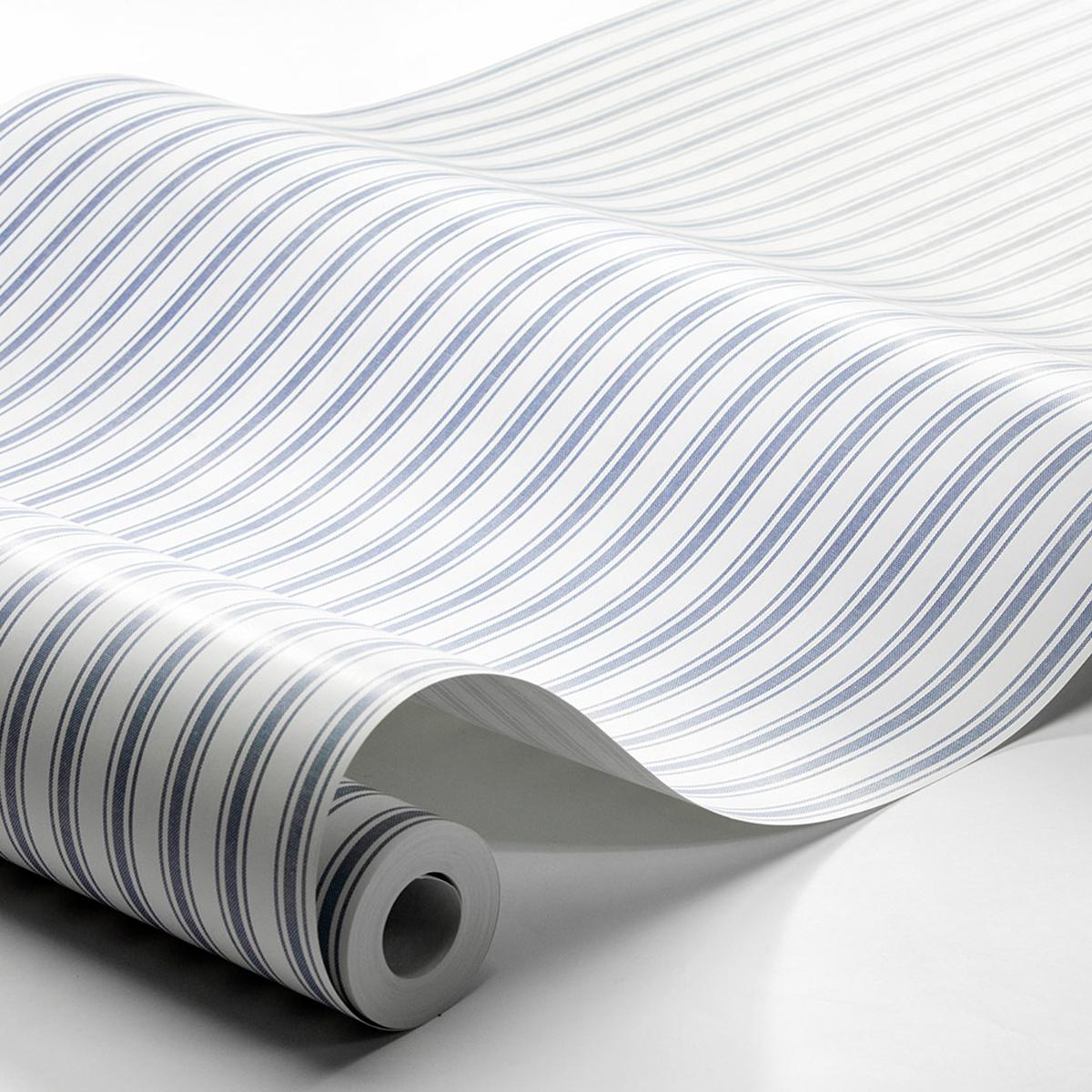 Borastapeter Asp Stripe Blue Wallpaper