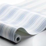 Borastapeter Hamnskr Stripe Blues Wallpaper