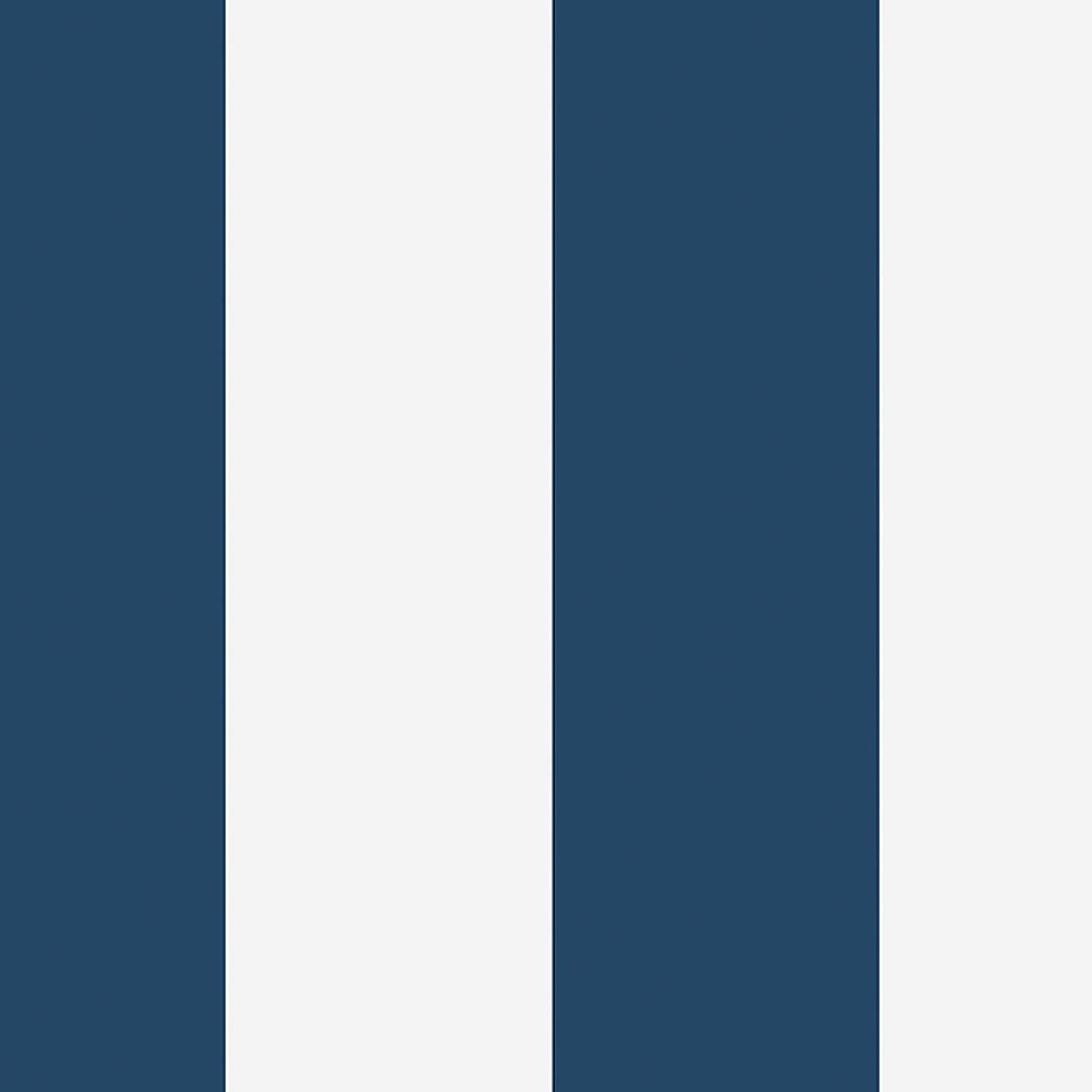 Borastapeter Orust Stripe Navy Wallpaper