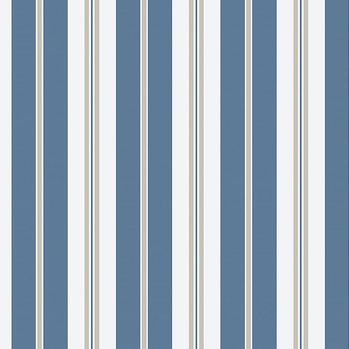 Borastapeter Sandhamn Stripe Blue Wallpaper