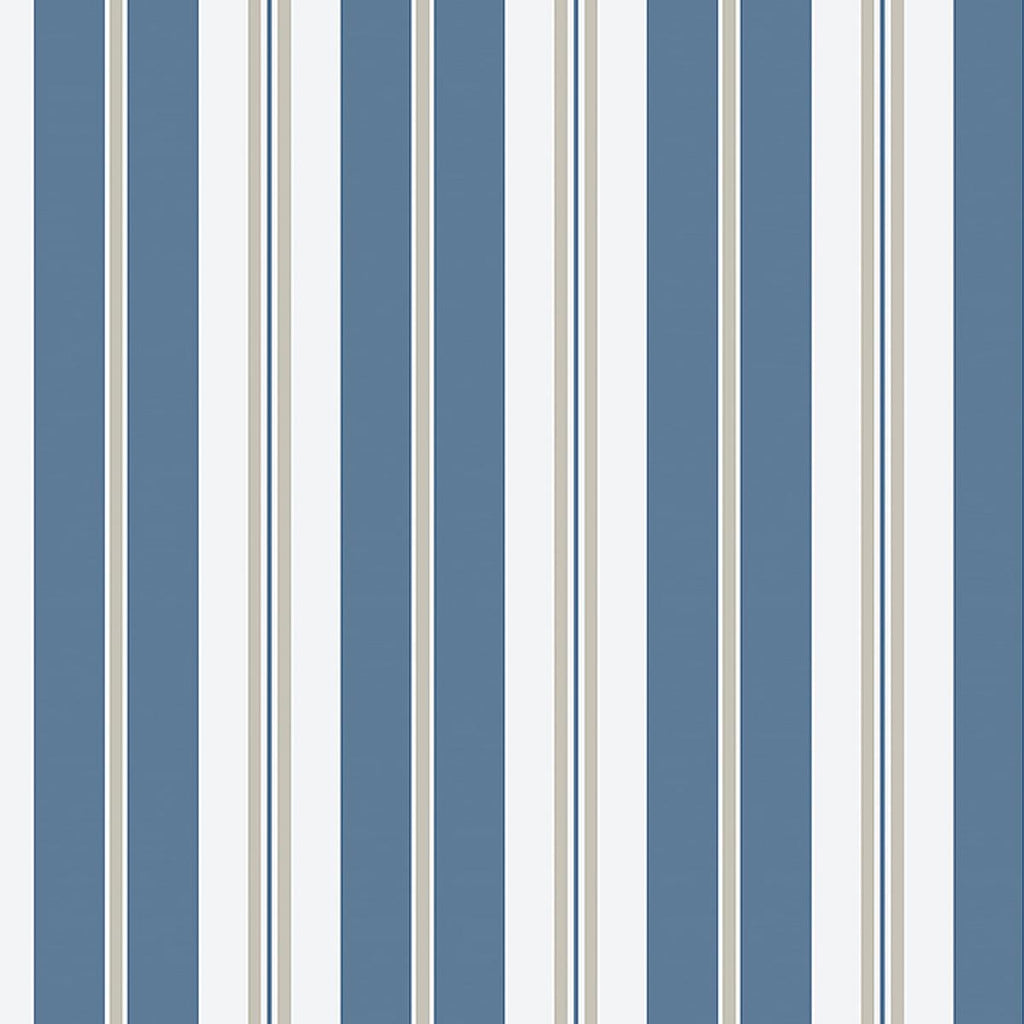 Borastapeter Sandhamn Stripe Blue Wallpaper