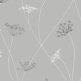 Borastapeter Queen Anne Grey Wallpaper