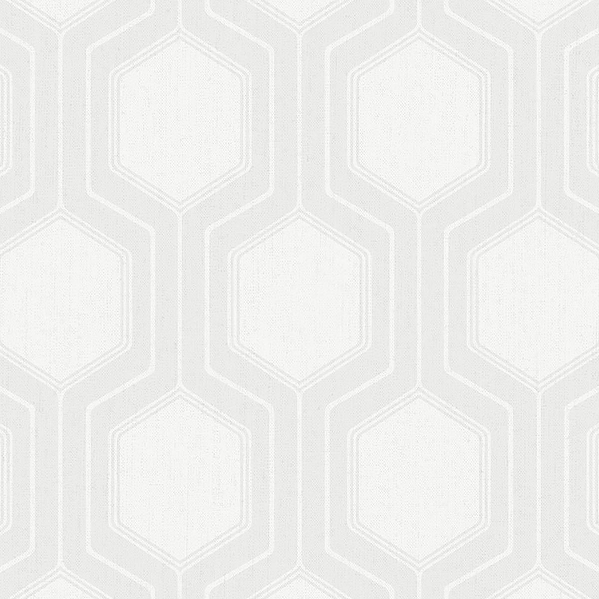Borastapeter Graphic Hexagon Bone Wallpaper
