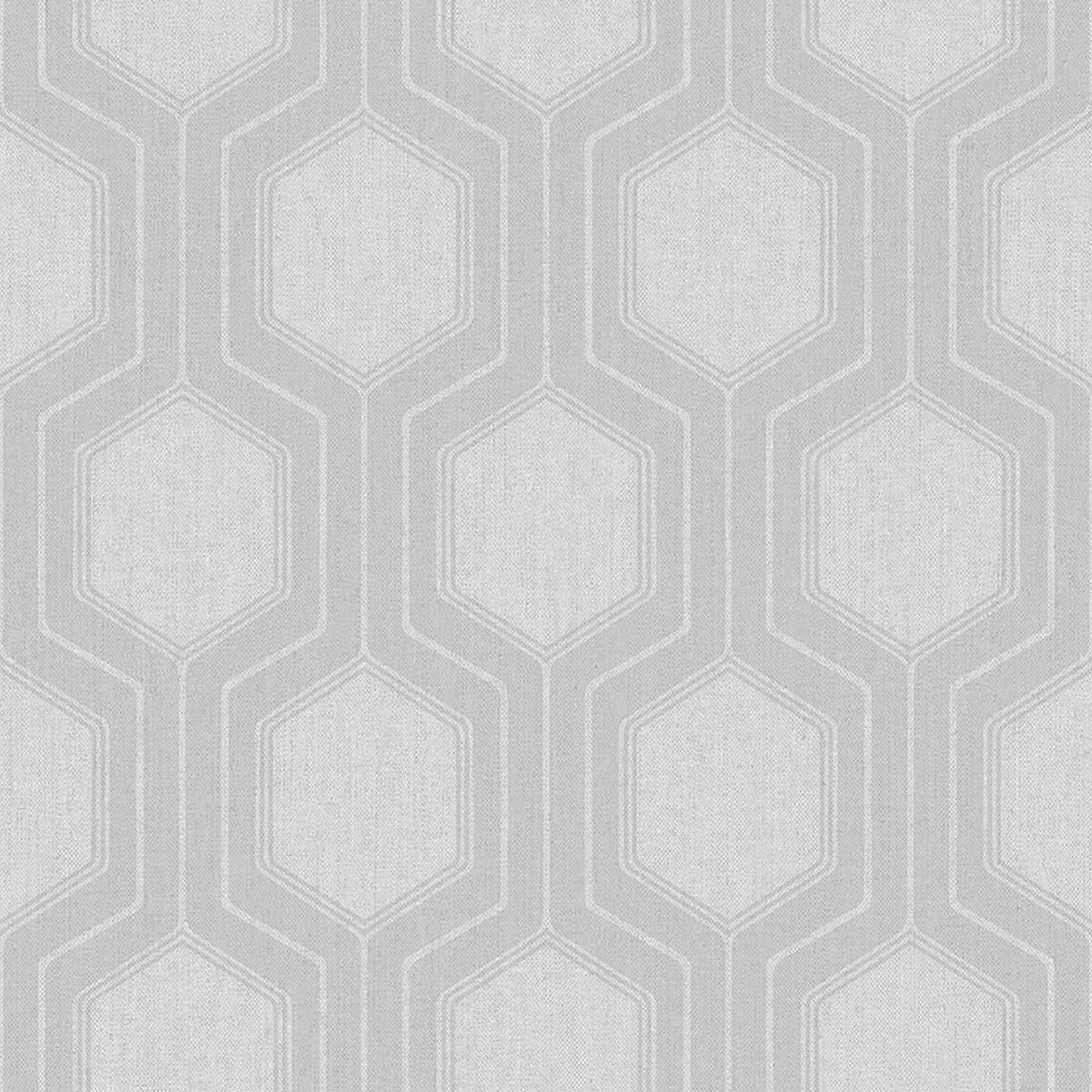 Borastapeter Graphic Hexagon Grey Wallpaper
