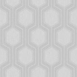 Borastapeter Graphic Hexagon Grey Wallpaper