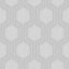 Borastapeter Graphic Hexagon Grey Wallpaper
