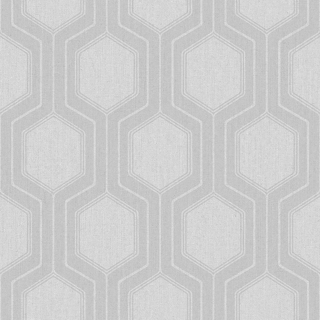 Borastapeter Graphic Hexagon Grey Wallpaper