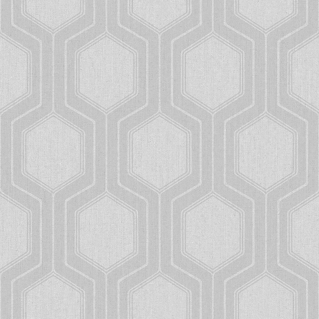 Borastapeter Graphic Hexagon Grey Wallpaper