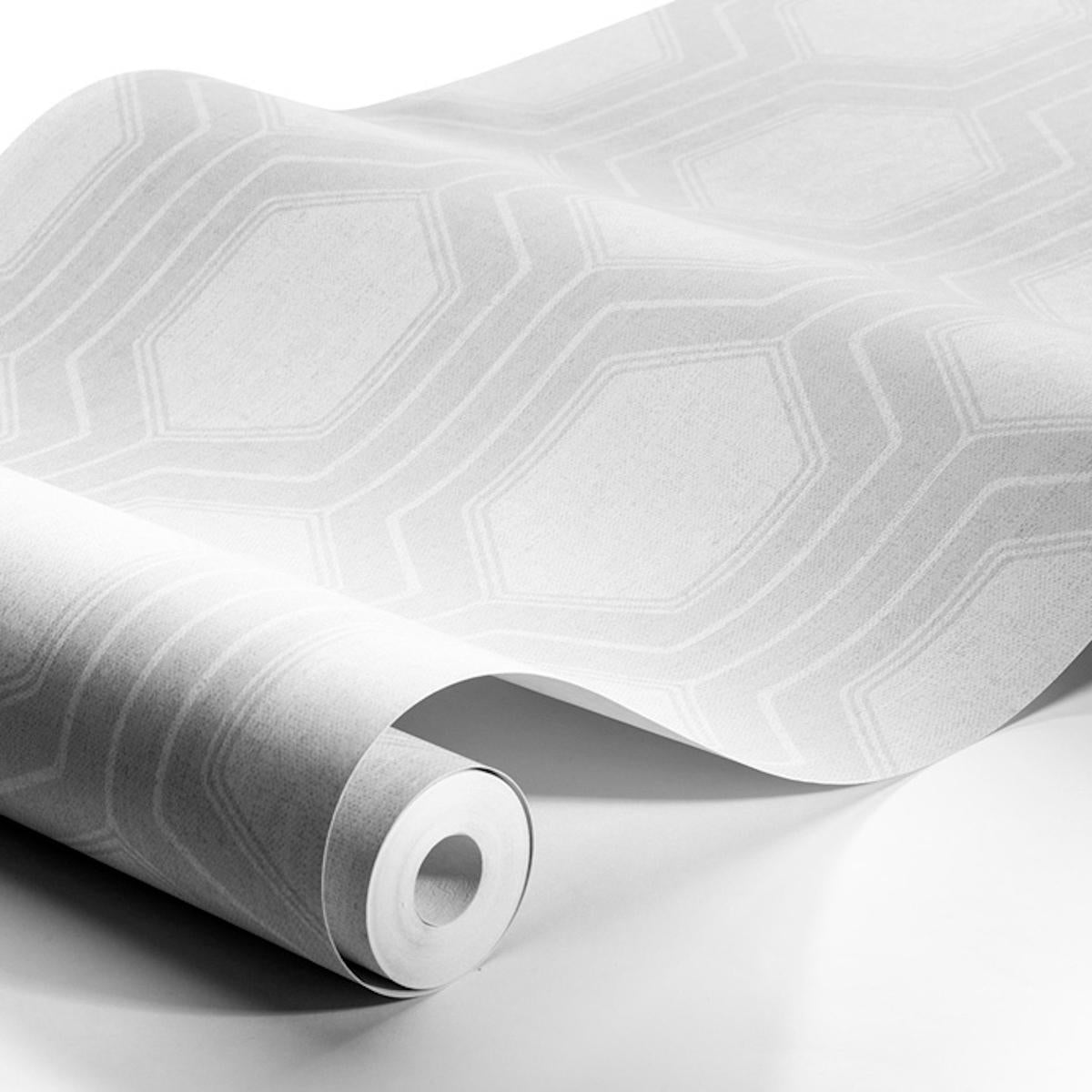 Borastapeter Graphic Hexagon Grey Wallpaper