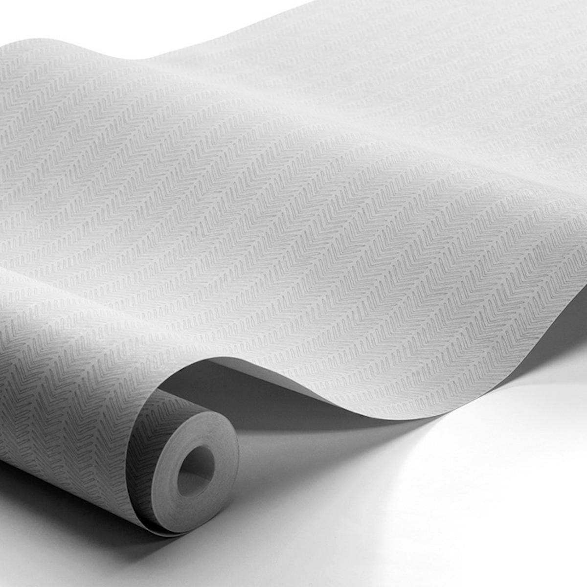 Borastapeter Chevron Sketch Grey Wallpaper