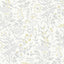 Borastapeter Delicate Dance Grey And Yellow Wallpaper