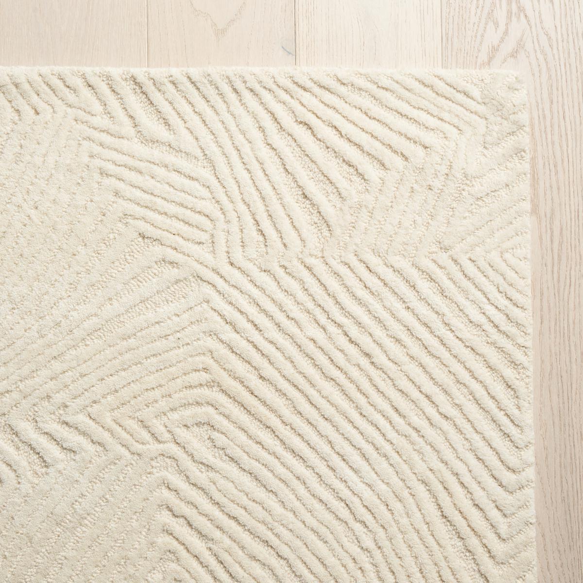 Schumacher Parchment 0.83' x 1.17' Rimini Rug