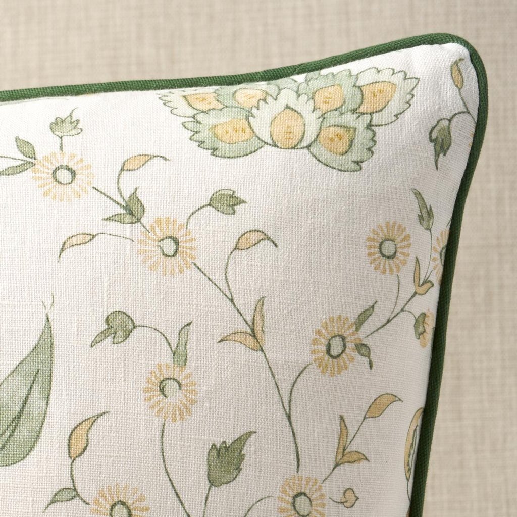 Schumacher Khilana Floral Marigold 20" x 20" Pillow