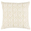 Schumacher Sunda Hand Blocked Print Neutral 16" x 16" Pillow