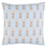 Schumacher Sky & Sand 18" x 18" Mia Tulip Pillow