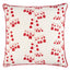 Schumacher Red 24" x 24" Bleeding Hearts Pillow