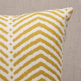 Schumacher Marigold 22" x 22" La Jolla I/O Pillow