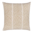 Schumacher Wheat 22" x 22" La Jolla I/O Pillow