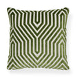 Schumacher Lettuce 22" x 22" Vanderbilt Velvet Pillow