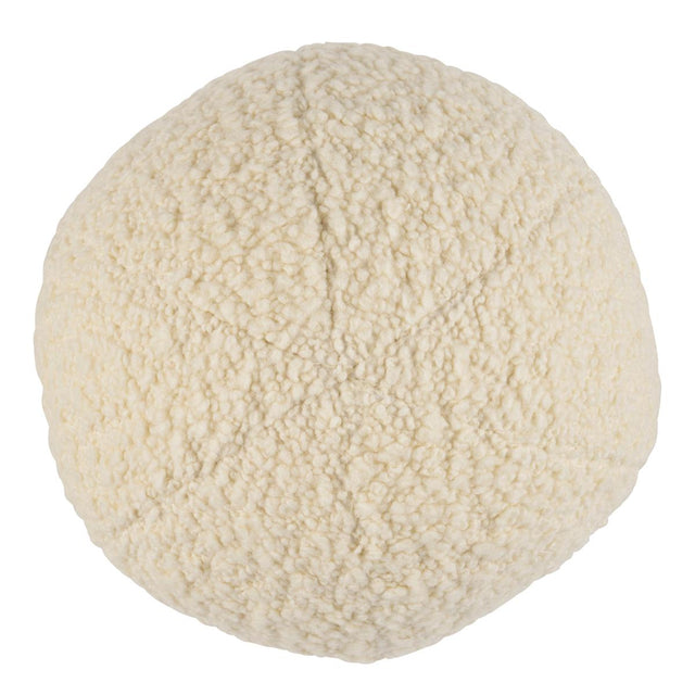 Schumacher Ivory 12" x 12" Margarete Sphere Pillow