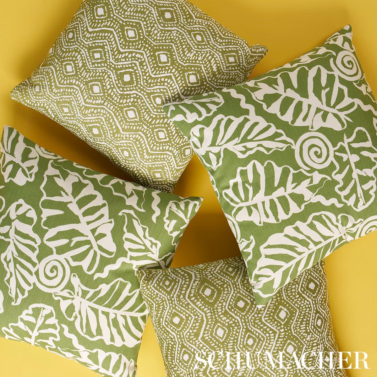 Schumacher Verde 20" x 20" Colma I/O Pillow