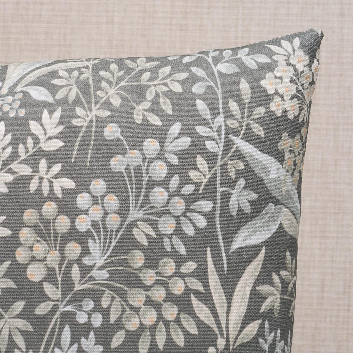 Schumacher Nocturne Green 20" x 20" Pillow