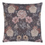 Schumacher Brown & Pink 20" x 20" Dahlia Garden Pillow