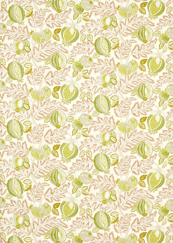 Sanderson Cantaloupe Matcha/Conch Fabric