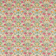Morris & Co Rose Boughs Green/Rose Fabric