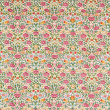 Morris & Co Rose Boughs Green/Rose Fabric