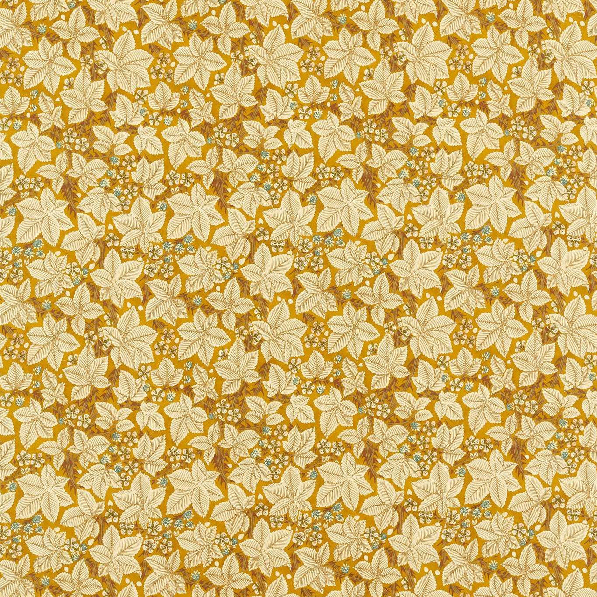Morris & Co Bramble Sunflower Fabric