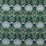 Morris & Co Helena Velvet Indigo/Boughs Fabric