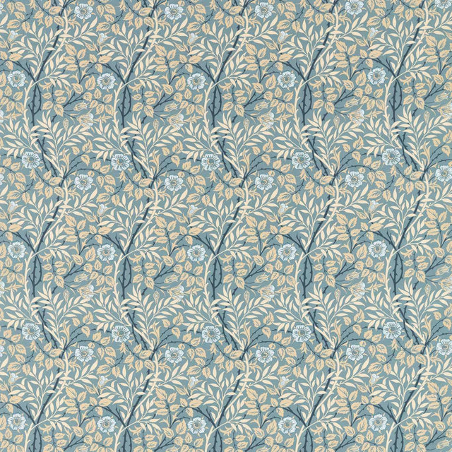 Morris & Co Sweet Briar Mineral/Linen Fabric