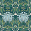 Morris & Co Helena Indigo/Boughs Wallpaper