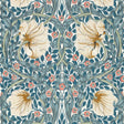 Morris & Co Pimpernel Woad/Coral Wallpaper