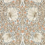 Morris & Co Pimpernel Linen/Coral Wallpaper