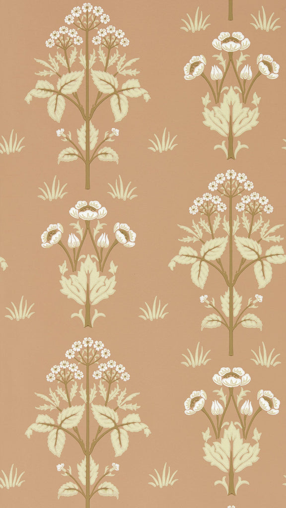 Morris & Co Meadow Sweet Blush Wallpaper