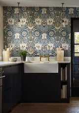 Morris & Co Honeysuckle & Tulip Woad/Thyme Wallpaper