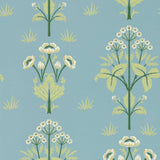 Morris & Co Meadow Sweet Mineral Blue Wallpaper