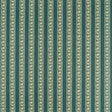 Morris & Co Red Car Stripe Emery Blue Fabric