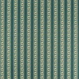 Morris & Co Red Car Stripe Emery Blue Fabric